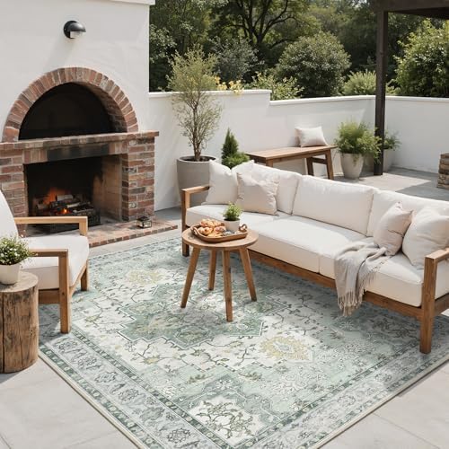 GENIMO Indoor Outdoor Rug, Washable - Image 6