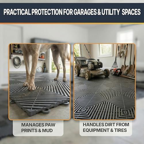Nitro Tiles Vented by FlooringInc 12" x 12" Interlocking Garage Floor Tiles - Image 6