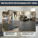 Nitro Tiles Vented by FlooringInc 12" x 12" Interlocking Garage Floor Tiles - Image 6