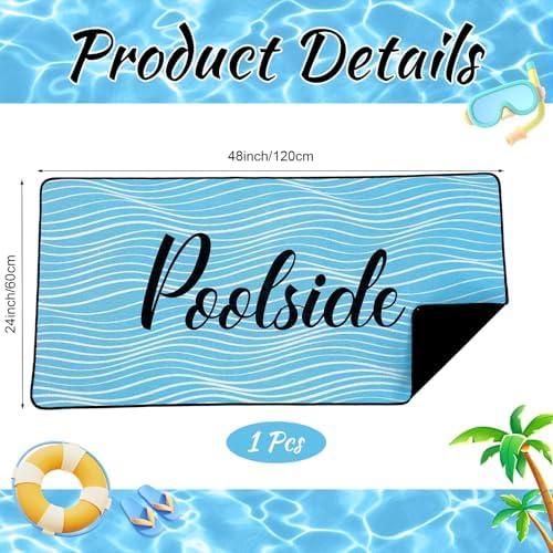 Tinideya Pool Deck Mats Non Slip Rubber - Image 3