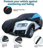 MORNYRAY Waterproof Car Cover All Weather Snowproof UV Protection Windproof - Image 2