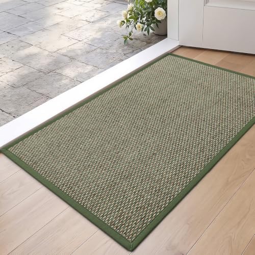 DEXI Ultra Thin Indoor Door Mat 17x30, Entrance Doormats by DEXI