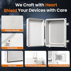 QILIPSU Waterproof Junction Box IP67 Outdoor Plastic Electrical Project - Image 3
