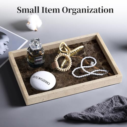 YMXYJM Real Natural Marble Tray - Image 3
