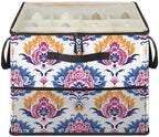Boho Mandala Floral Shoe Organizer - Image 2