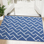 OLANLY Front Door Mat 48x32, Low-Profile Easy Clean Doormat by OLANLY