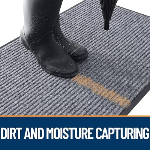 OLANLY 2-Pack Front Door Mats 59x23, Waterproof Heavy-Duty Doormats - Image 5