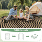 GENIMO Outdoor Rug, Waterproof Plastic Rugs - Image 6