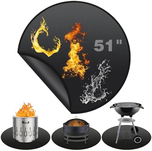 51" Fire Pit Mat for Solo Stove Bonfire by SDLDEER