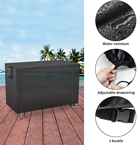 Outdoor Prep Table Cover for Metal BBQ Cart Table - Image 2