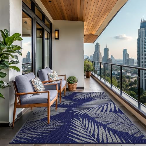 GENIMO Outdoor Rug, Waterproof Plastic Rugs - Image 4