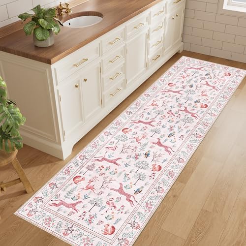 DUKINO 2x6 Runner Rug, Washable Animal Kitchen Rugs Non Slip - Image 3
