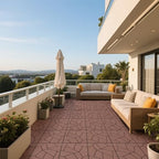44 Pack Interlocking Deck Tiles, All-Weather Outdoor Deck Tiles - Image 5