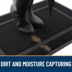 OLANLY Front Door Mat Outside 59x23, All-Season Heavy-Duty Rubber Doormat - Image 5