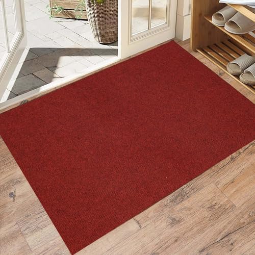 jxgzyy 2'11" x 4'11" Red Entry Rug by jxgzyy