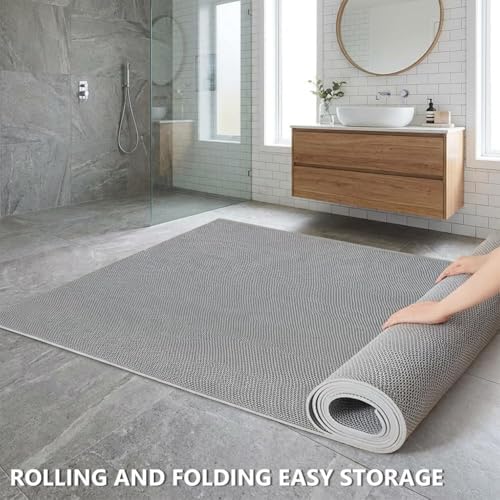 Thick PVC Drainage Floor Mat 2x88FT, Non Slip Flooring Mats Swimming Pool - Image 6
