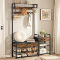 HOOBRO Hall Tree with Bench, Shoe and Coat Rack by HOOBRO