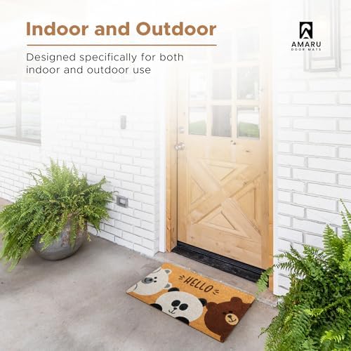 Coir Welcome Mat, 17 x 29 in - Image 4