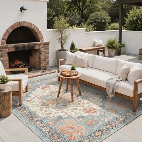 GENIMO Indoor Outdoor Rug, Washable - Image 6