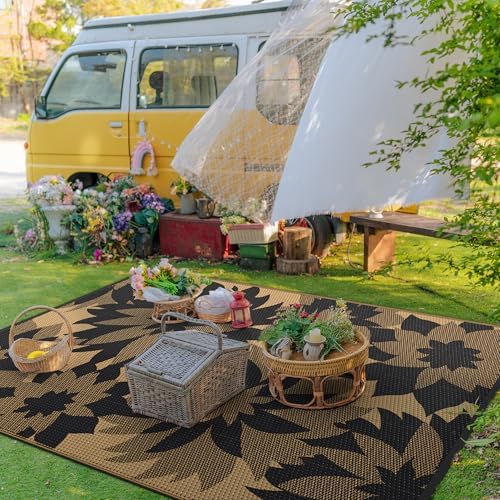 GENIMO Outdoor Rug, Waterproof Plastic Rugs - Image 3