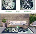 GENIMO Outdoor Rug, Waterproof Plastic Rugs - Image 2