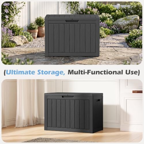 Outdoor Storage Box Waterproof, 45 Gallon Deck Box - Image 6