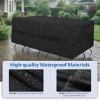 SunPatio Outdoor Rectangular Table and Chairs Set Cover - Image 3
