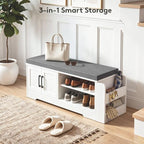 Farmhouse Shoe Storage Bench - Image 6