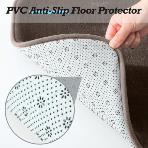 HUXMEYSON Bathroom Rugs Sets 2 Piece, Non-Slip & Quick Dry Bath Mat Set - Image 4