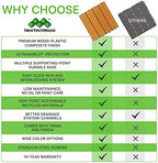 NewTechWood UltraShield Naturale 1 ft. x 1 ft. Composite Deck Tiles - Image 6