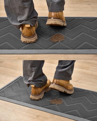 Long Front Door Mat for Outside Entrance 35.5"x17" – Anti-Slip Dirt-Trapping - Image 3