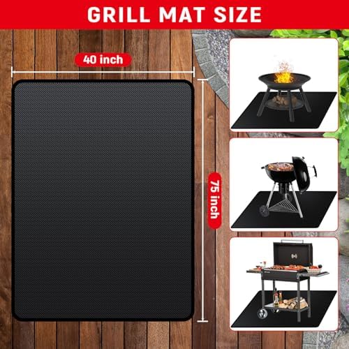 75 x 40 inches Under Grill Mats - Image 5