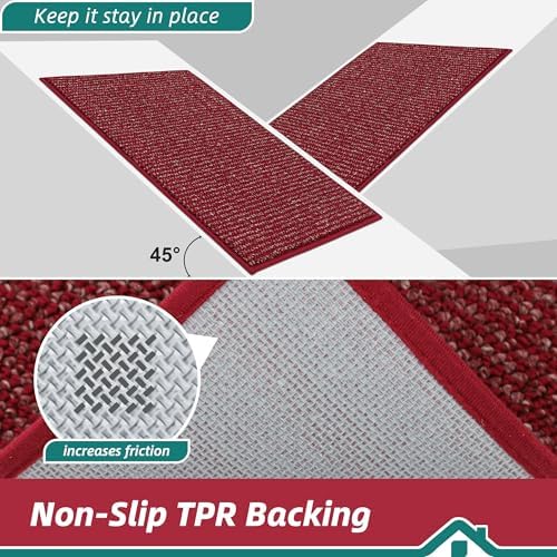 BEQHAUSE Dirt Trapper Door Mat 32" x 48", Non-Slip Washable Doormats - Image 6