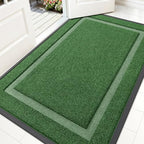 OLANLY Front Door Mat Outside 59x30, All-Season Heavy-Duty Rubber Doormat by OLANLY