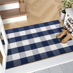 OLANLY Fall Door Mat, Buffalo Plaid Rug - Image 7