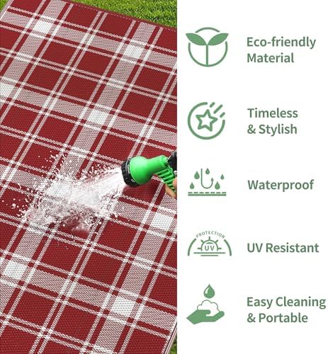 GENIMO Outdoor Rug 3'x5' Waterproof - Image 5