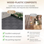 Skypatio Interlocking Deck Tiles 9 PCS, Poolside & Garden - Image 3
