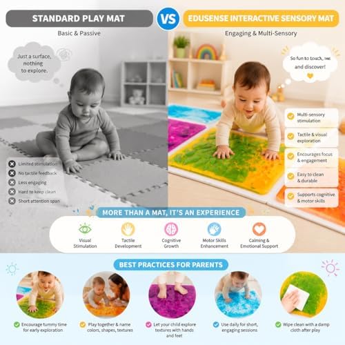 edusense 3D Liquid Motion Floor Tiles, 4 Tiles Set - Image 5