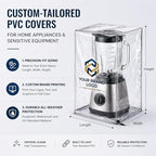 Custom Size Clear PVC Dust Cover, Made to Measure Size - Image 5