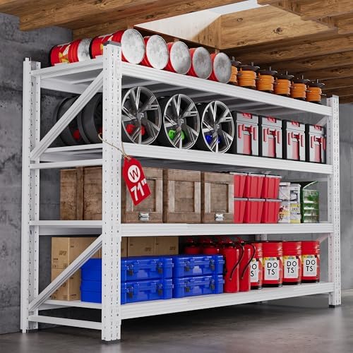 71.3” Wide Heavy Duty Metal Garage Shelving by AFAIF