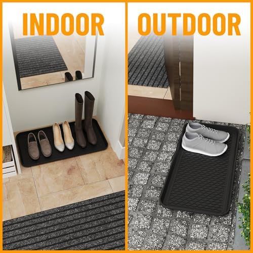 Ottomanson Multipurpose All Season Boot Tray Mat, Reusable Pee Pad - Image 4