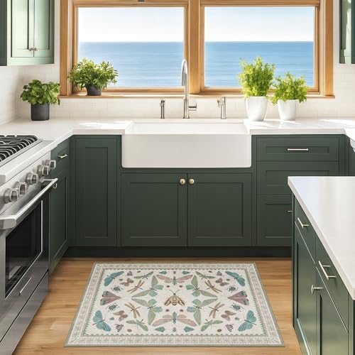 Hazo Haus Washable Boho Bathroom Rug 2x3, Small Throw Rugs - Image 3