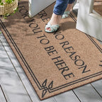 Indoor Outdoor Mat Front Door Welcome Mats Durable Funny There is No Reason - Image 2