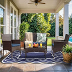 GENIMO Outdoor Rug, Waterproof Plastic Rugs - Image 2