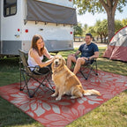 GENIMO Outdoor Rug, Waterproof Plastic Rugs - Image 3