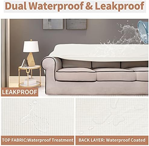 Easy-Going 100% Waterproof Chair Couch Cover, Stretch Jacquard Sofa Cover - Image 3