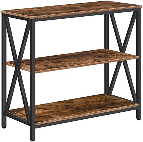 MAHANCRIS 31.5" Sofa Table, Industrial Console Table, 3-Tier Entryway Table by MAHANCRIS