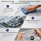 Custom Fit Clear PVC Dust Cover, Made to Measure Size - Image 5