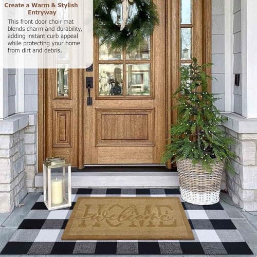 Gardenised Heavy Duty Coco Coir Doormat - Image 2