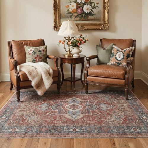 GENIMO 9x12 Outdoor Rug, Washable Quick Dry - Image 7